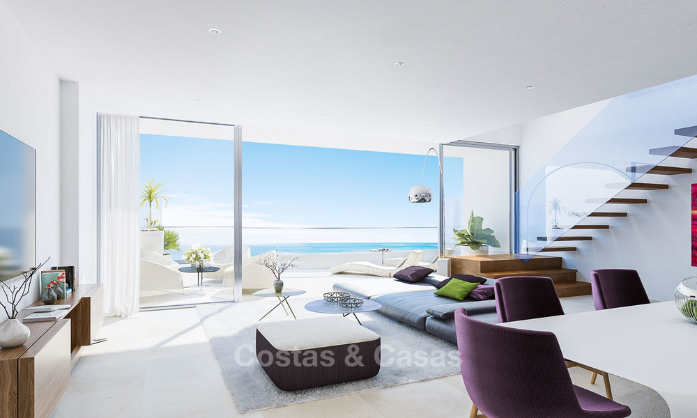 Nouveaux appartements exclusifs, style d'avant-garde à vendre, avec vue panoramique sur mer, Benalmadena, Costa del Sol 5746