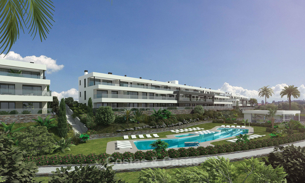 Appartements de luxe, modernes à vendre près de la plage, avec vue sur le golf et la mer, Casares, Costa del Sol 5779