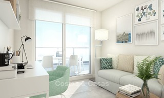 Appartements de luxe, modernes à vendre près de la plage, avec vue sur le golf et la mer, Casares, Costa del Sol 5780 