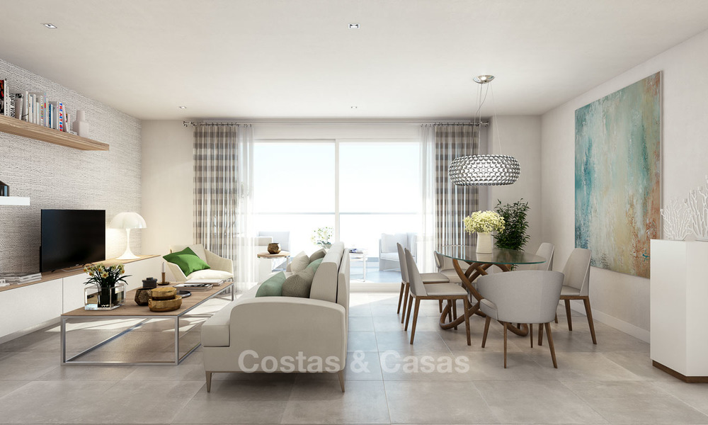 Appartements de luxe, modernes à vendre près de la plage, avec vue sur le golf et la mer, Casares, Costa del Sol 5783