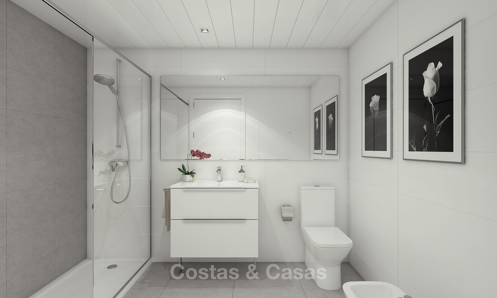 Appartements de luxe, modernes à vendre près de la plage, avec vue sur le golf et la mer, Casares, Costa del Sol 5785