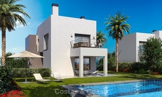 Dernière villa! Entièrement meublé! Nouvelles villas de luxe modernes à vendre, avec vue sur la mer et le golf, New Golden Mile, Marbella - Estepona 5790 