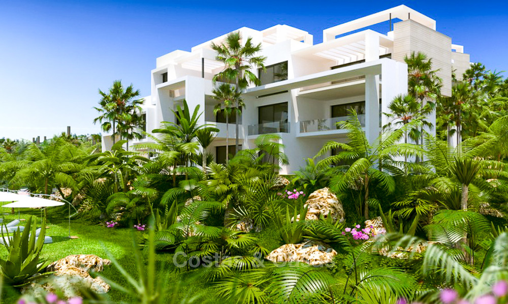 Nouvel appartement moderne avec vue sur le golf, la montagne et la mer à vendre à Benahavis - Marbella 5833