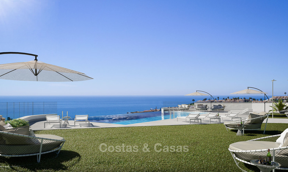 Appartements ensoleillés de luxe et modernes à vendre, avec vue imprenable sur la mer, Fuengirola, Costa del Sol 5843