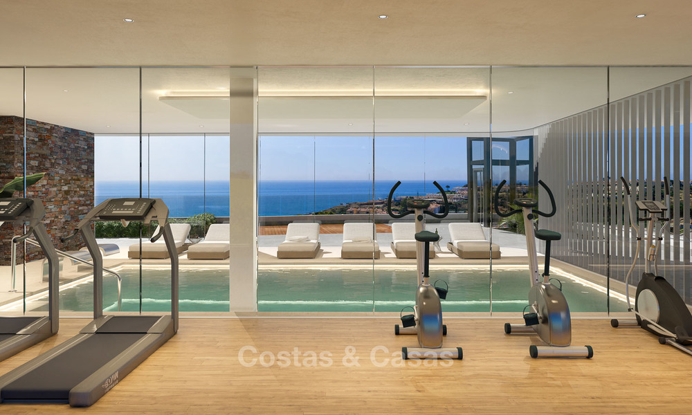 Appartements ensoleillés de luxe et modernes à vendre, avec vue imprenable sur la mer, Fuengirola, Costa del Sol 5844