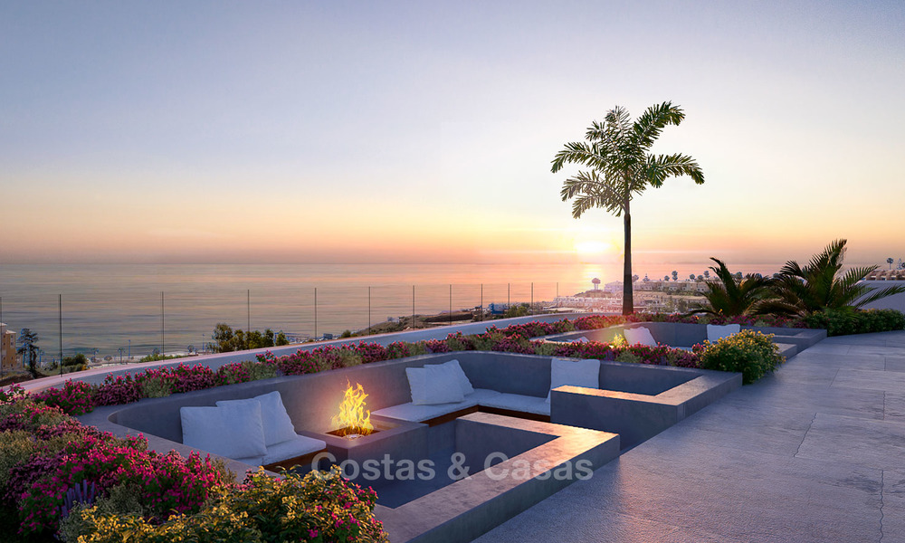 Appartements ensoleillés de luxe et modernes à vendre, avec vue imprenable sur la mer, Fuengirola, Costa del Sol 5846