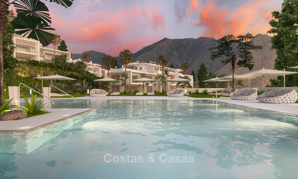 Appartements modernes de luxe à vendre, dans un complexe exclusif avec lagon privé, Casares - Costa del Sol 5916