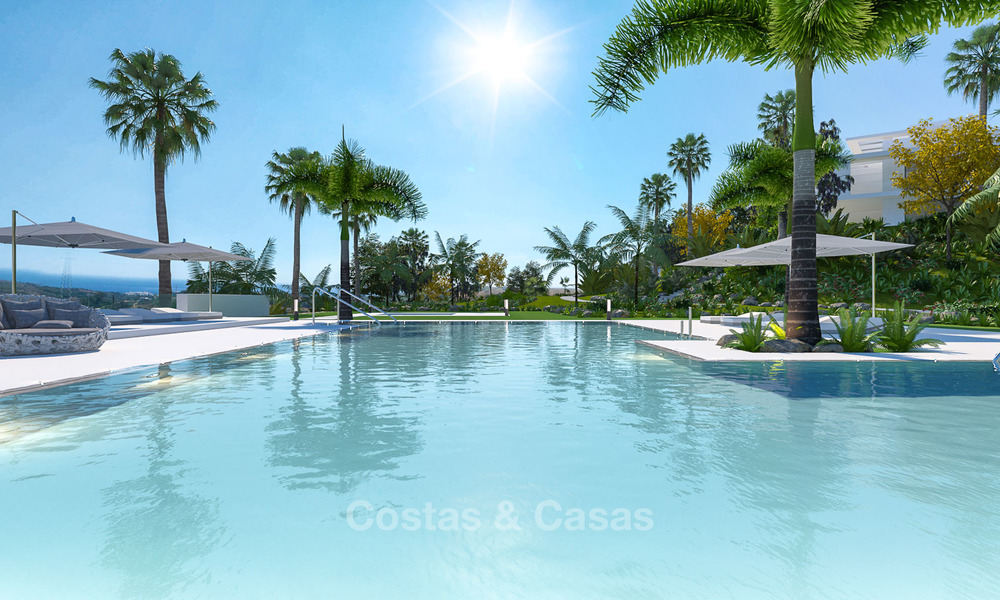 Appartements modernes de luxe à vendre, dans un complexe exclusif avec lagon privé, Casares - Costa del Sol 5917