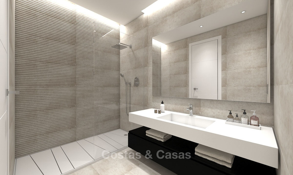 Appartements modernes de luxe à vendre, dans un complexe exclusif avec lagon privé, Casares - Costa del Sol 5921