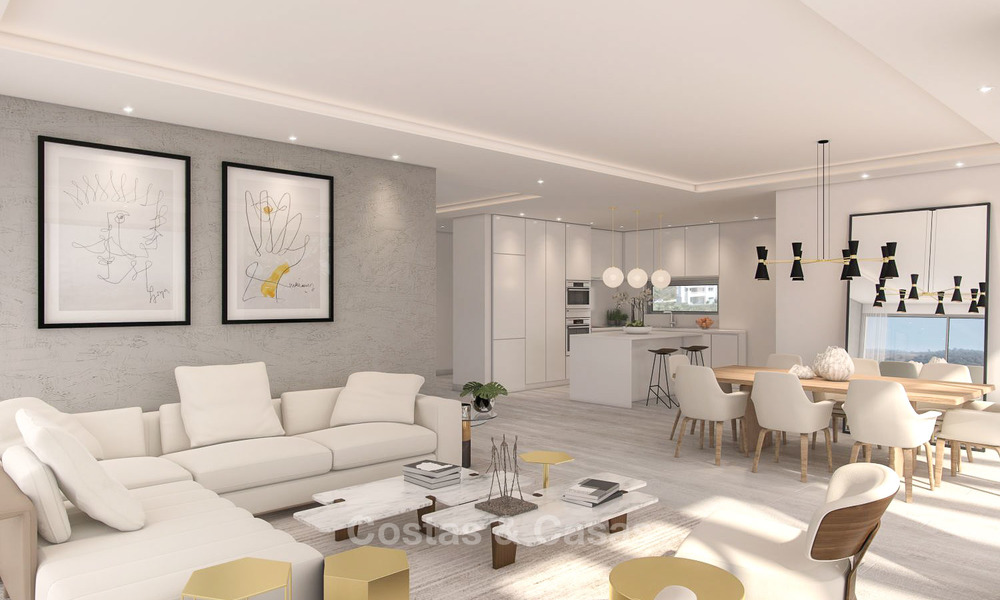 Appartements modernes de luxe à vendre, dans un complexe exclusif avec lagon privé, Casares - Costa del Sol 5930