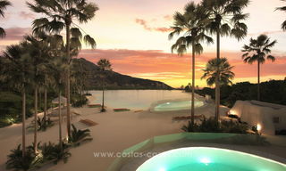 Appartements modernes de luxe à vendre, dans un complexe exclusif avec lagon privé, Casares - Costa del Sol 20048 