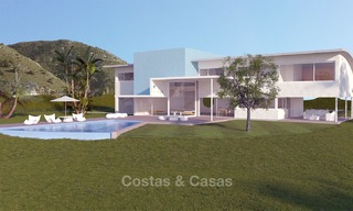 Villa unique et exclusive, style avant-garde à vendre, avec vue panoramique sur la mer à Benalmadena, Costa del Sol 6091 