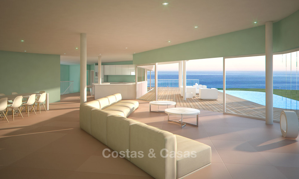 Villa unique et exclusive, style avant-garde à vendre, avec vue panoramique sur la mer à Benalmadena, Costa del Sol 6095