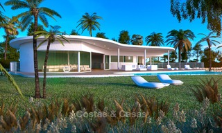 Villa unique et exclusive, style avant-garde à vendre, avec vue panoramique sur la mer à Benalmadena, Costa del Sol 6096 