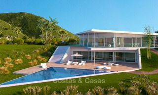 Villa unique et exclusive, style avant-garde à vendre, avec vue panoramique sur la mer à Benalmadena, Costa del Sol 6098 