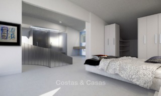 De charmantes villas modernes à vendre dans un emplacement privilégié avec vue panoramique sur la mer et la baie - Benalmadena, Costa del Sol 6119 