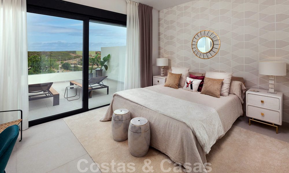 Nouveaux maisons de ville avant-gardistes à vendre, vues imprenables sur la mer, Casares, Costa del Sol 41388