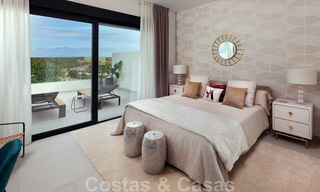 Nouveaux maisons de ville avant-gardistes à vendre, vues imprenables sur la mer, Casares, Costa del Sol 41388 