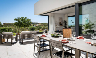 Nouveaux maisons de ville avant-gardistes à vendre, vues imprenables sur la mer, Casares, Costa del Sol 41393 