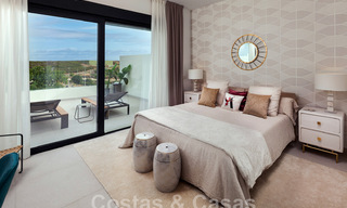Nouveaux maisons de ville avant-gardistes à vendre, vues imprenables sur la mer, Casares, Costa del Sol 44319 
