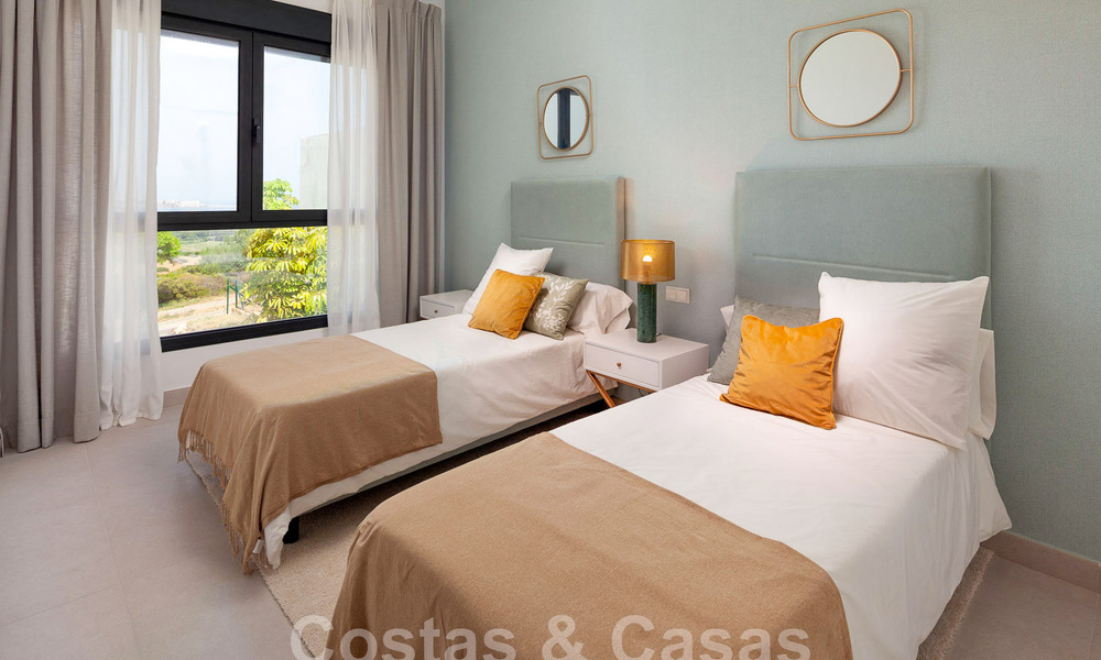 Nouveaux maisons de ville avant-gardistes à vendre, vues imprenables sur la mer, Casares, Costa del Sol 44338