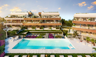 Nouveaux appartements passifs modernes dans une station balnéaire 5 étoiles à vendre à Marbella avec une vue imprenable sur la mer 51378 