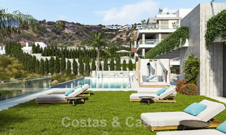 Nouveaux appartements passifs modernes dans une station balnéaire 5 étoiles à vendre à Marbella avec une vue imprenable sur la mer 51379 