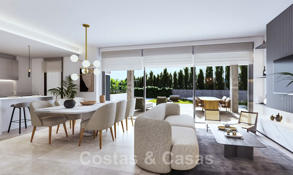 Nouveaux appartements passifs modernes dans une station balnéaire 5 étoiles à vendre à Marbella avec une vue imprenable sur la mer 51380