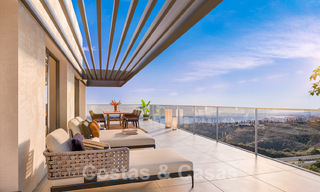 Nouveaux appartements passifs modernes dans une station balnéaire 5 étoiles à vendre à Marbella avec une vue imprenable sur la mer 51383 