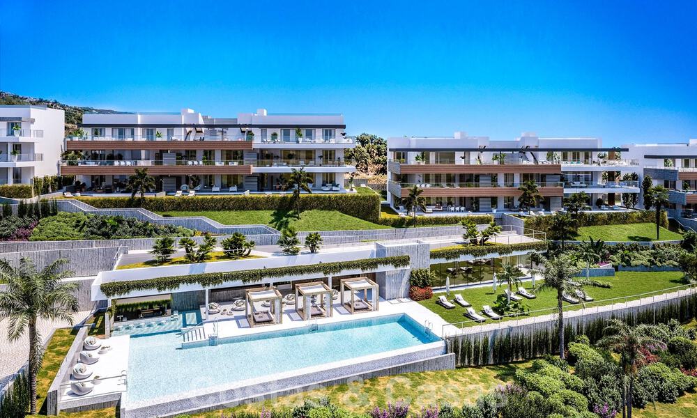 Nouveaux appartements passifs modernes dans une station balnéaire 5 étoiles à vendre à Marbella avec une vue imprenable sur la mer 51396