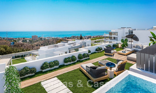 Nouveaux appartements passifs modernes dans une station balnéaire 5 étoiles à vendre à Marbella avec une vue imprenable sur la mer 51397 