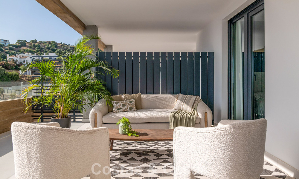 Nouveaux appartements modernes dans une station balnéaire 5 étoiles à vendre à Marbella avec une vue imprenable sur la mer 802786