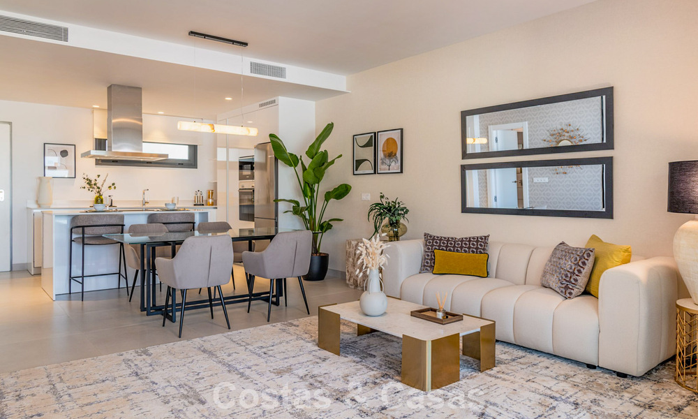 Nouveaux appartements modernes dans une station balnéaire 5 étoiles à vendre à Marbella avec une vue imprenable sur la mer 802787