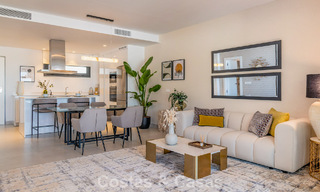 Nouveaux appartements modernes dans une station balnéaire 5 étoiles à vendre à Marbella avec une vue imprenable sur la mer 802787 