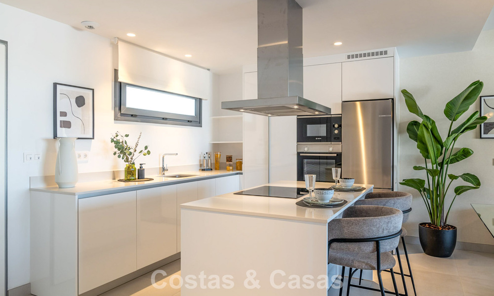 Nouveaux appartements modernes dans une station balnéaire 5 étoiles à vendre à Marbella avec une vue imprenable sur la mer 802788