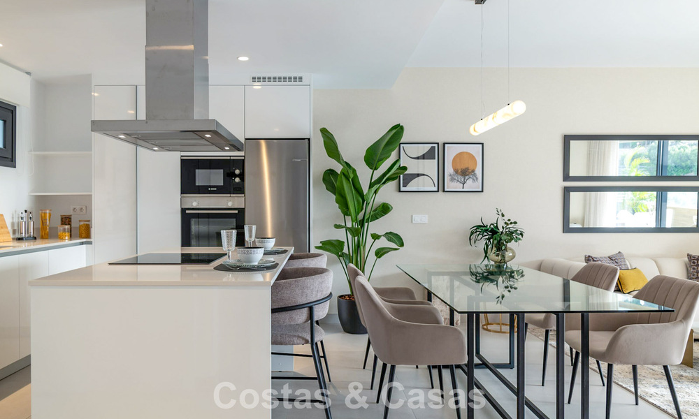 Nouveaux appartements modernes dans une station balnéaire 5 étoiles à vendre à Marbella avec une vue imprenable sur la mer 802789