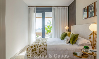 Nouveaux appartements modernes dans une station balnéaire 5 étoiles à vendre à Marbella avec une vue imprenable sur la mer 802791 