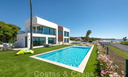 Villa de luxe unique en front de mer à vendre, New Golden Mile, Marbella - Estepona. Prix réduit! 34253