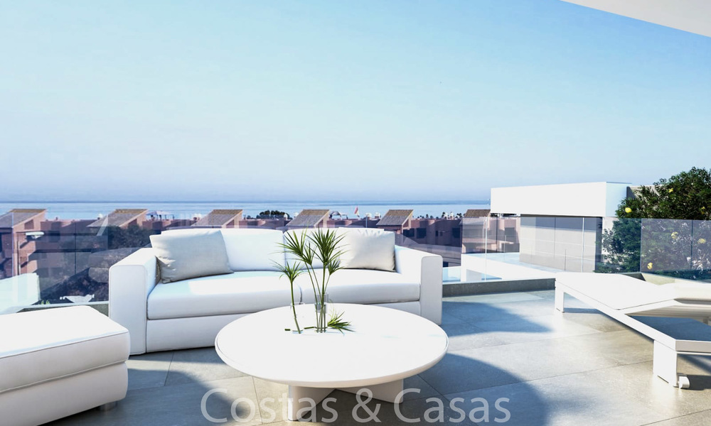 Villas contemporaines neuves à prix attractifs à vendre, à quelques minutes à pied de la plage, Manilva, Costa del Sol 6283