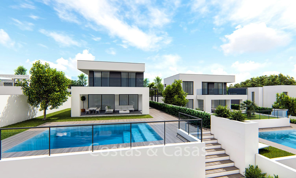 Villas contemporaines neuves à prix attractifs à vendre, à quelques minutes à pied de la plage, Manilva, Costa del Sol 6285