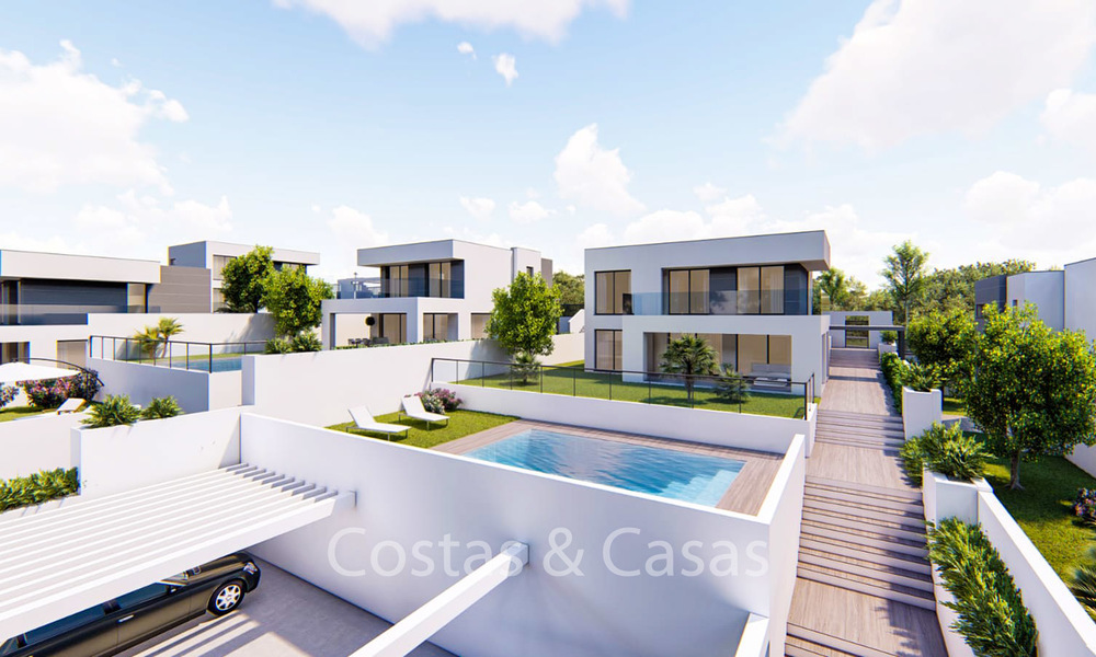Villas contemporaines neuves à prix attractifs à vendre, à quelques minutes à pied de la plage, Manilva, Costa del Sol 6287