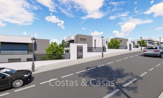 Villas contemporaines neuves à prix attractifs à vendre, à quelques minutes à pied de la plage, Manilva, Costa del Sol 6288 