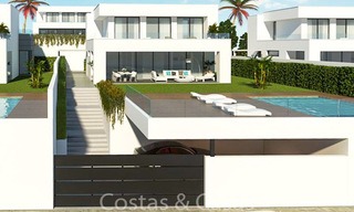 Villas de luxe modernes à vendre, avec vue sur la mer et le golf, Manilva, Costa del Sol. 6291 