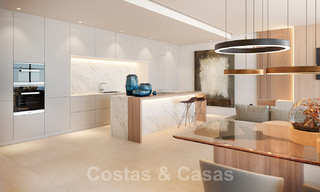 Nouveaux appartements de luxe de style contemporains à vendre avec vue extraordinaire sur la mer, le golf et la montagne - Benahavis, Marbella 31065 