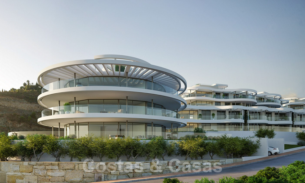 Nouveaux appartements de luxe de style contemporains à vendre avec vue extraordinaire sur la mer, le golf et la montagne - Benahavis, Marbella 31067