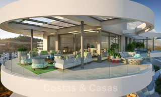 Nouveaux appartements de luxe de style contemporains à vendre avec vue extraordinaire sur la mer, le golf et la montagne - Benahavis, Marbella 31069 