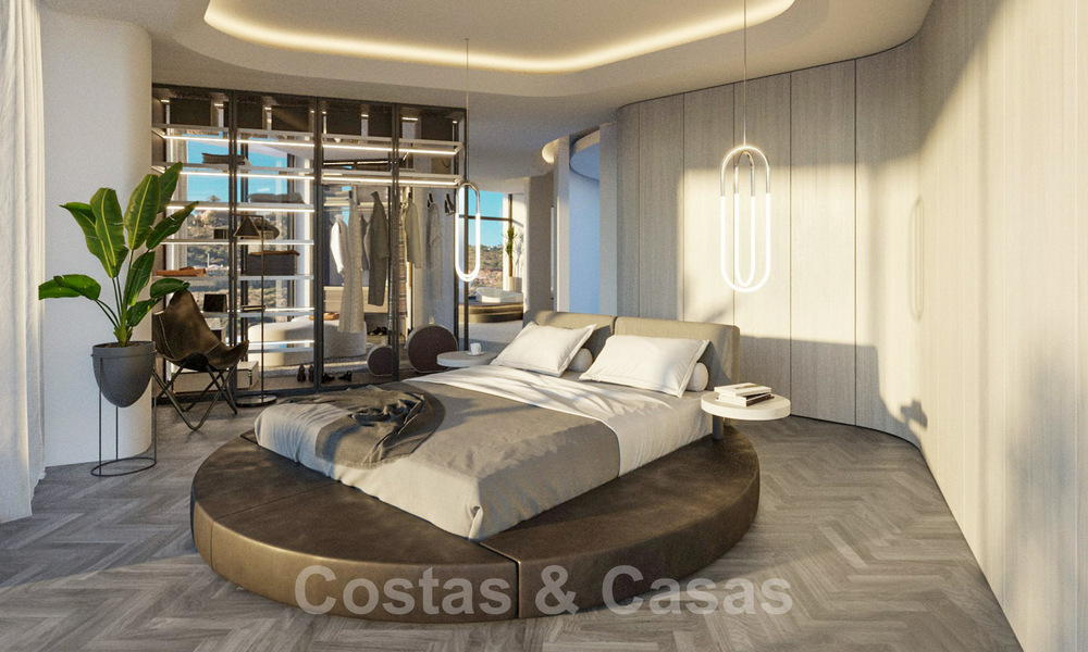 Nouveaux appartements de luxe de style contemporains à vendre avec vue extraordinaire sur la mer, le golf et la montagne - Benahavis, Marbella 31077
