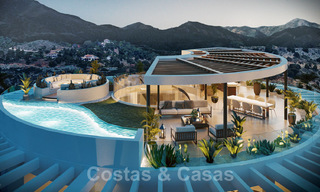 Nouveaux appartements de luxe de style contemporains à vendre avec vue extraordinaire sur la mer, le golf et la montagne - Benahavis, Marbella 31080 