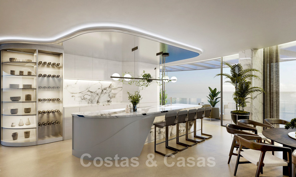 Nouveaux appartements de luxe de style contemporains à vendre avec vue extraordinaire sur la mer, le golf et la montagne - Benahavis, Marbella 31084