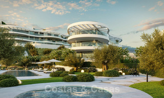 Nouveaux appartements de luxe de style contemporains à vendre avec vue extraordinaire sur la mer, le golf et la montagne - Benahavis, Marbella 31086 